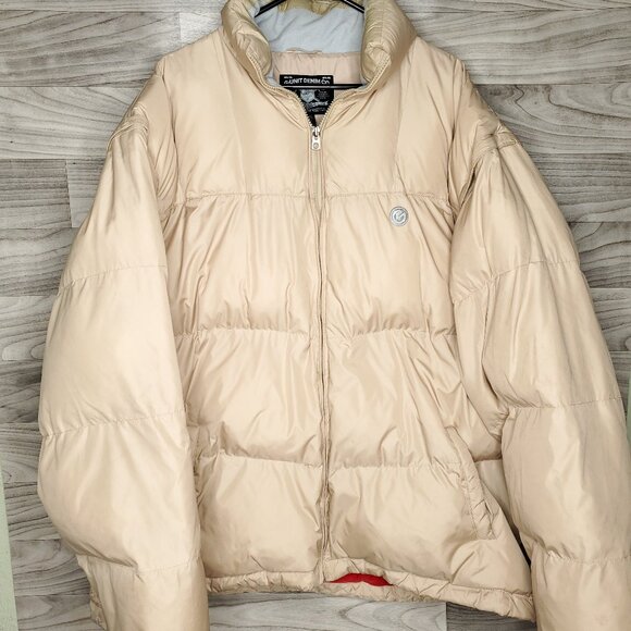 G-Unit Other - Vintage G UNIT Denim Co 50 Cent Heavyweight Puffer Vest/Jacket Tan Mens Sz 2XL